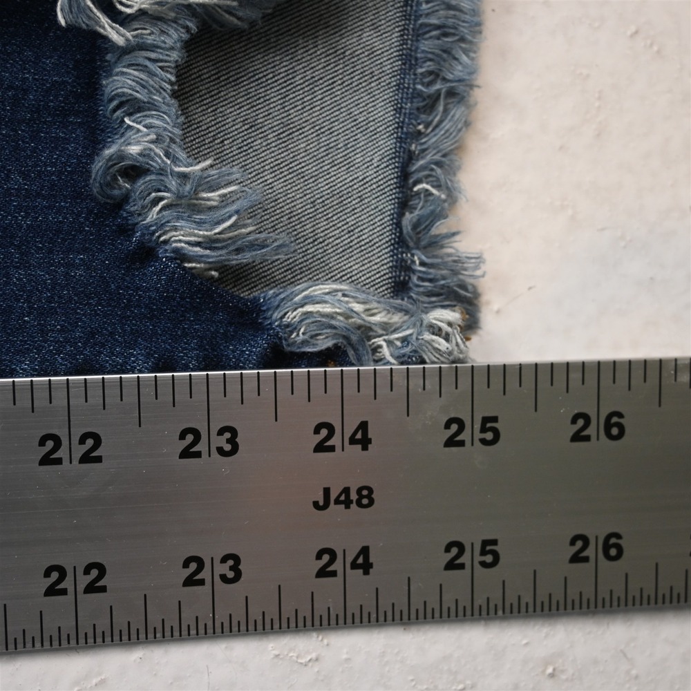 Liverpool Jeans 6 Petite Mid Rise Ankle Skinny Raw Hem Dark Stretch Denim Jeans - Picture 7 of 10
